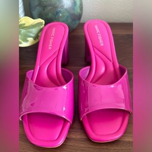 Women's Fynn Block Heel Slip-on Dress Sandals - Size 6.5